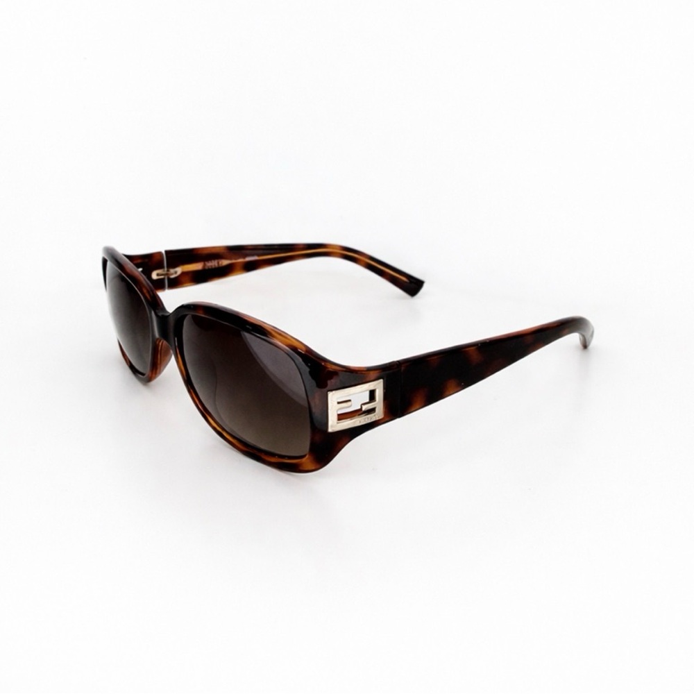 Vintage Fendi Tortoise Shell logo Sunglasses FS5205